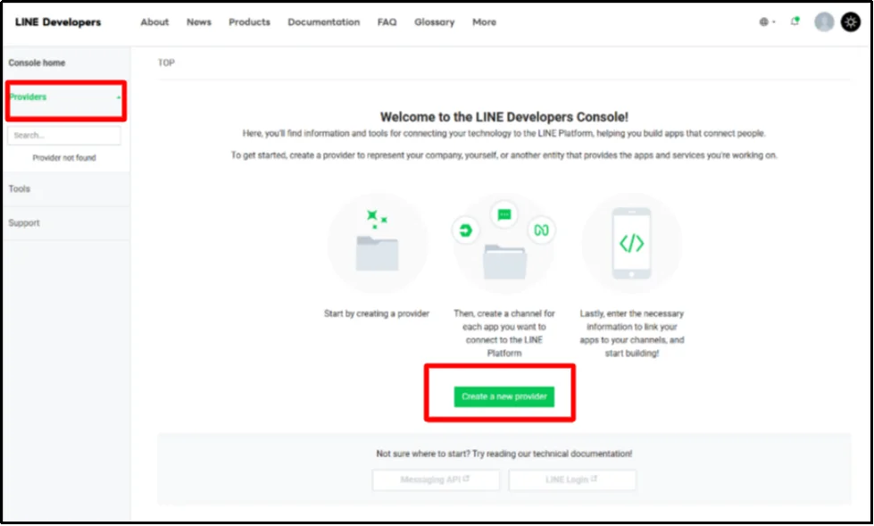 Add new LINE provider
