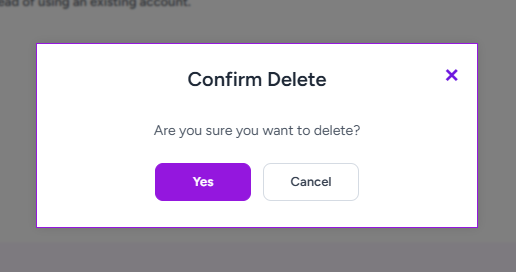 Delete a Link
