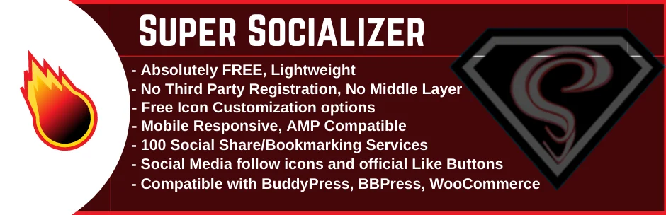 Super Socializer social login plugin for WordPress