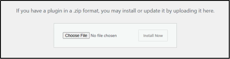 Select the All In One Login Business ZIP file for upload