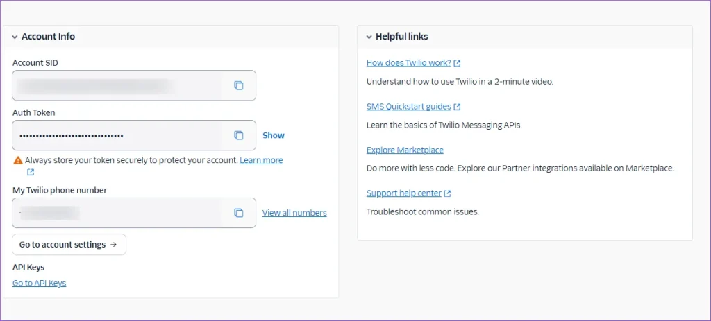twilio-config
