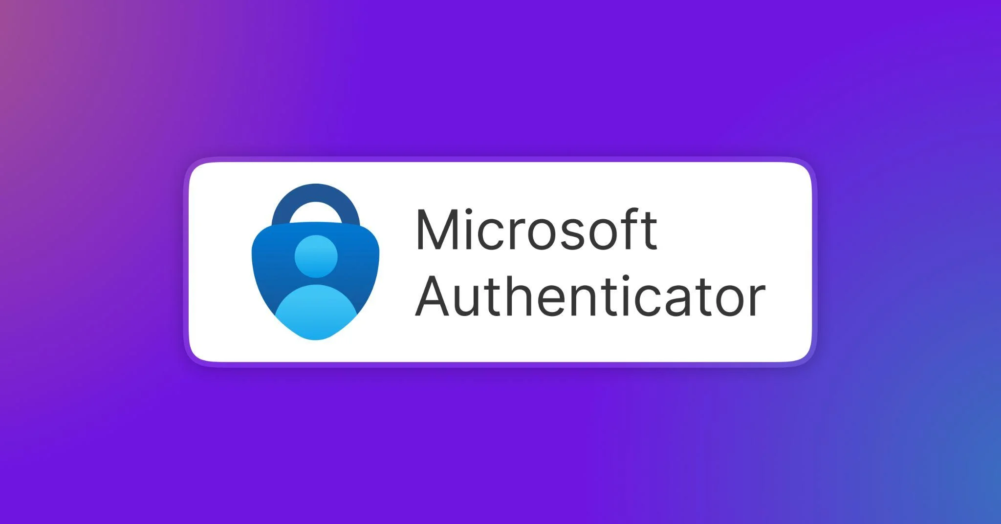 Microsoft Authenticator app showing two-factor authentication and passwordless sign-in