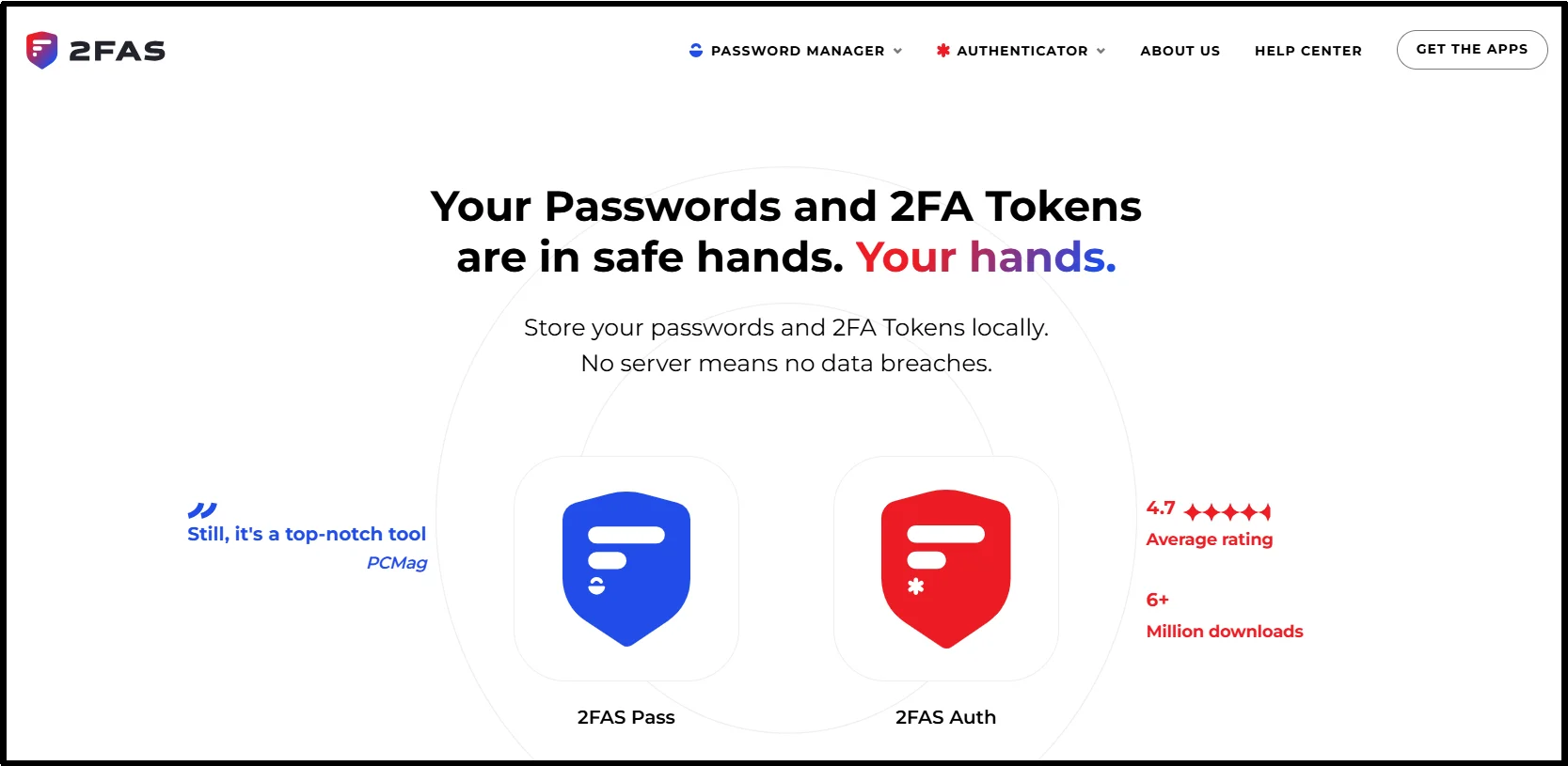 2FAS authenticator app with open-source TOTP two-factor authentication