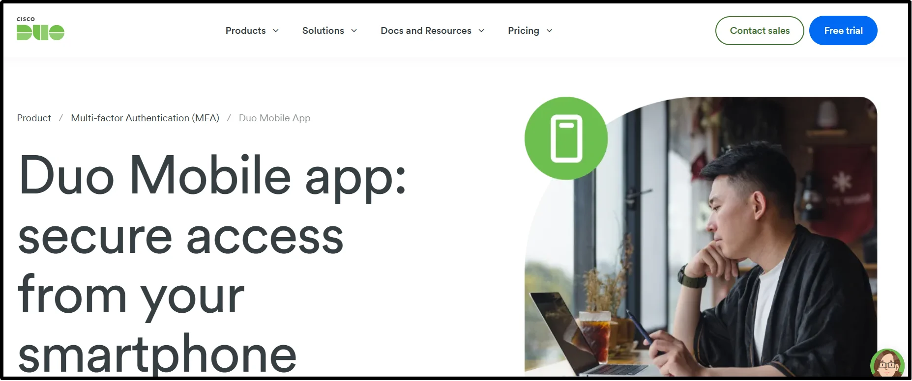 Duo Mobile authenticator app with push notifications and TOTP authentication