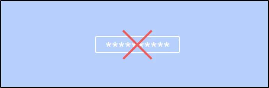 Passwordless Login by Cozmoslabs plugin banner with a crossed-out password field
