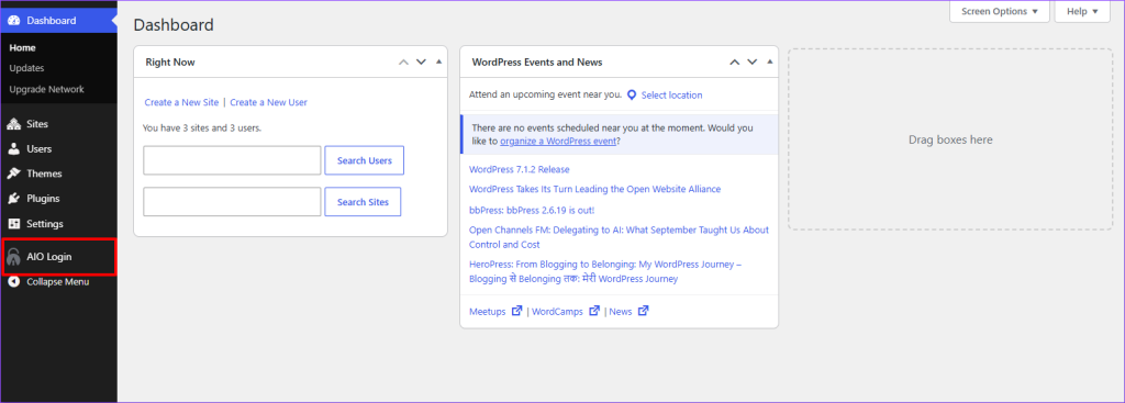 Navigate to Network Settings
